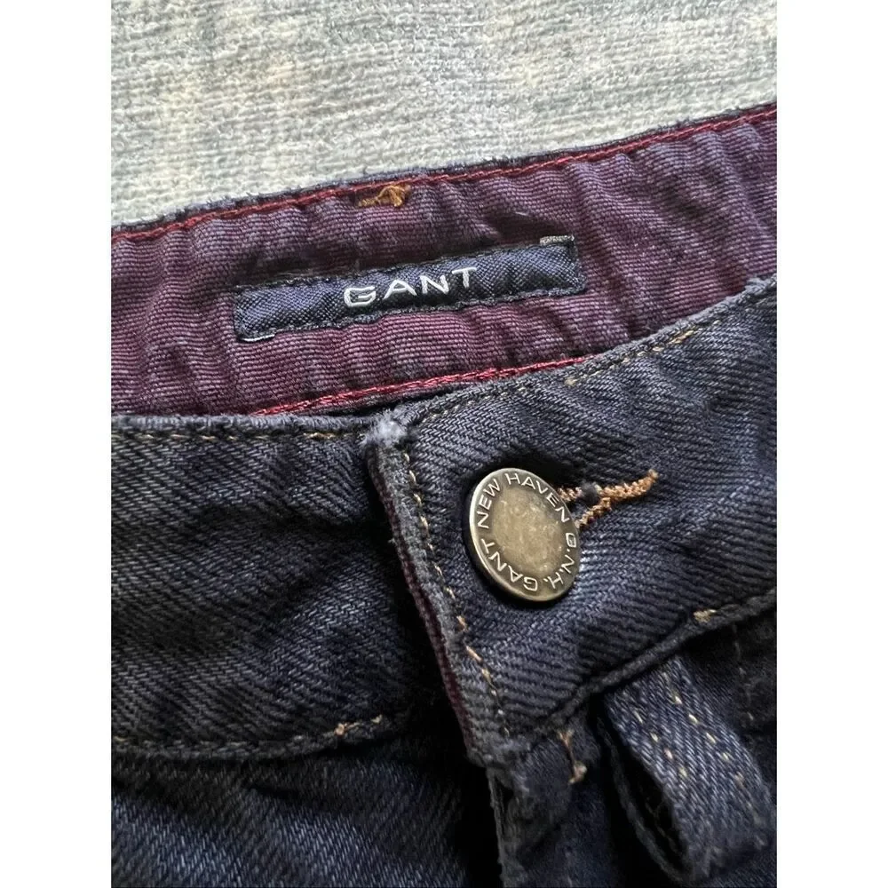 Gant Dark Blue Wash Jason Normal Waist Regular Fit Jeans 36 x 32